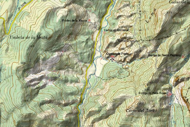 Aldea Cortijos de Prado - Aldea Cortijos de Prado. Mapa