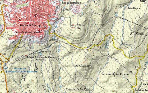 Puente de los Tres Ojos - Puente de los Tres Ojos. Mapa