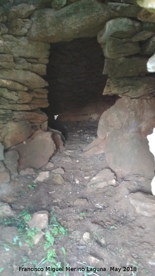 Chozo Grande de la Nava - Chozo Grande de la Nava. Acceso al segundo habitculo