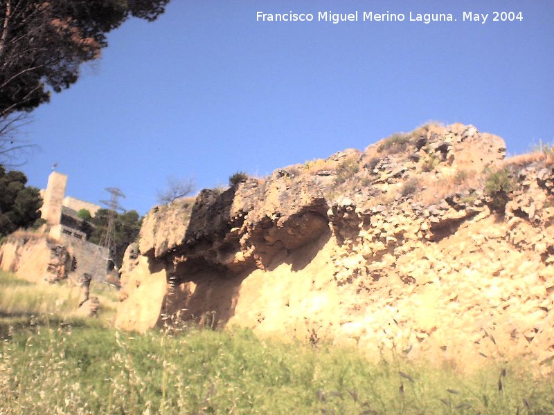 Muralla de Jan. Lienzo Norte VII - Muralla de Jan. Lienzo Norte VII. Parte intramuros con su adarve alto