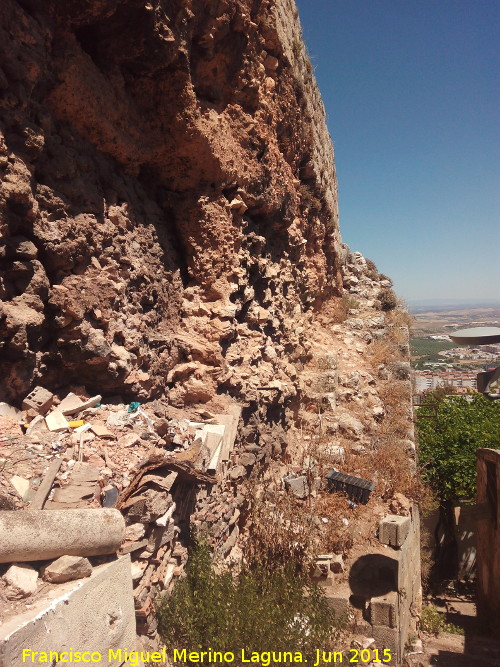 Muralla de Jan. Lienzo Norte XX - Muralla de Jan. Lienzo Norte XX. Escaleras de acceso al adarve