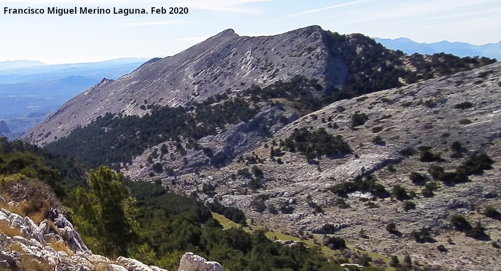 Pe��n del Guante - Pe��n del Guante. Desde la Loma de Cagasebo
