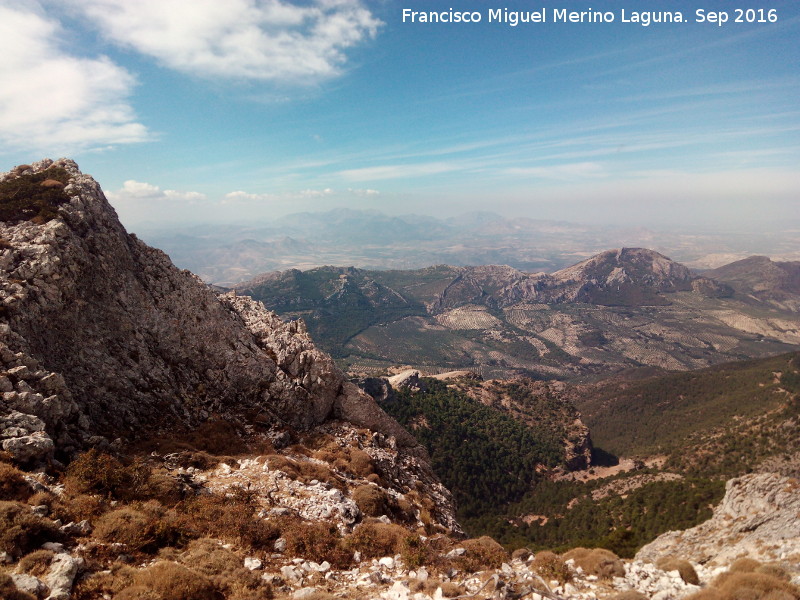 Pen del Guante - Pen del Guante. Vistas hacia el oeste