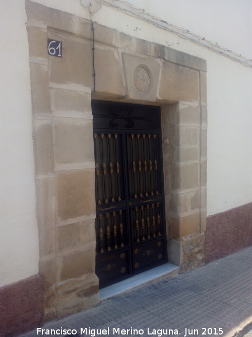 Casa de la Calle Fuente de las Risas n 61 - Casa de la Calle Fuente de las Risas n 61. Portada