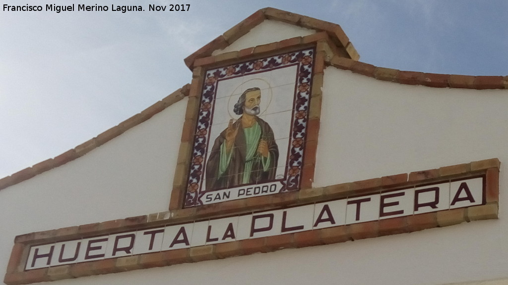 Huerta la Platera - Huerta la Platera. San Pedro