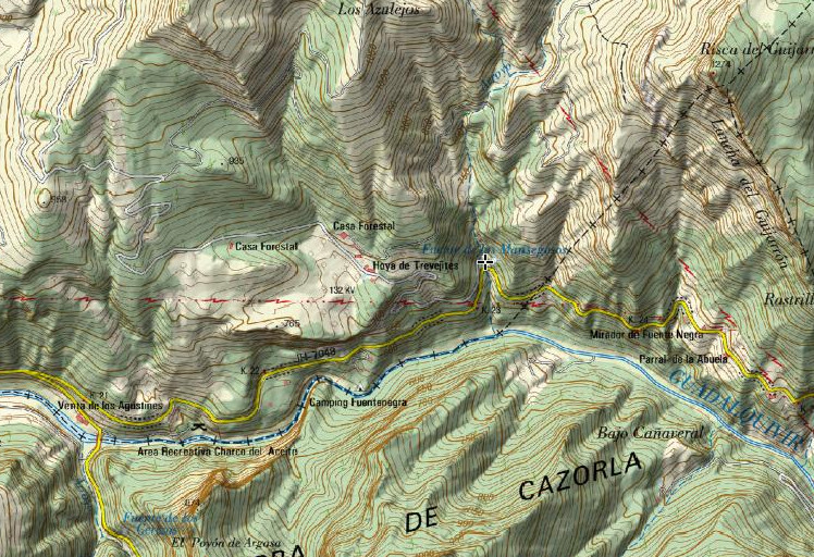 Fuente de los Mansegosos - Fuente de los Mansegosos. Mapa