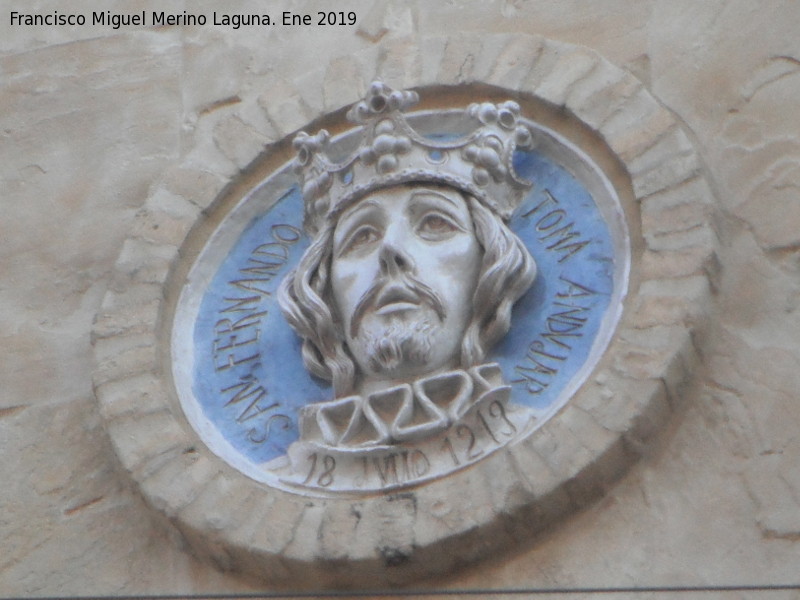 Fernando III el Santo - Fernando III el Santo. Calle Doctor Montoro - Andjar