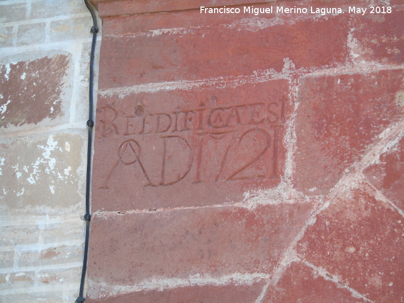 Iglesia de la Asuncin - Iglesia de la Asuncin. Ao 1721