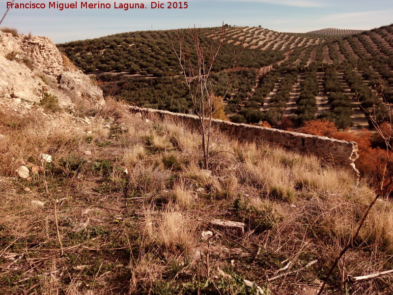 Cortijo de Recena - Cortijo de Recena. Muro perimetral