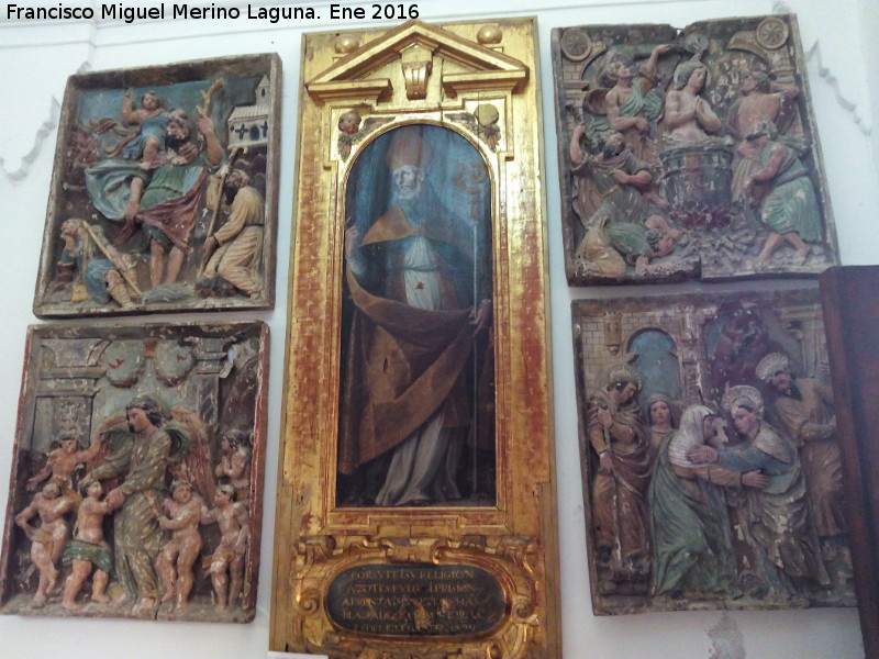Catedral de Baeza. Museo - Catedral de Baeza. Museo. Lienzo con la figura de San Bls Obispo