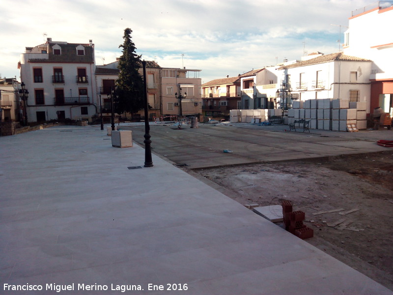 Plaza de la Villa - Plaza de la Villa. En obras
