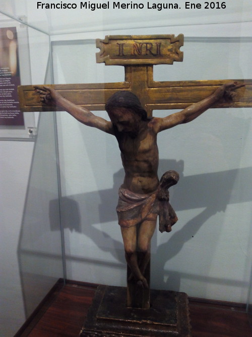 Convento de Ntra Sra del Carmen - Convento de Ntra Sra del Carmen. Cristo Crucificado. Siglo XVI. Museo de San Juan de la Cruz - beda