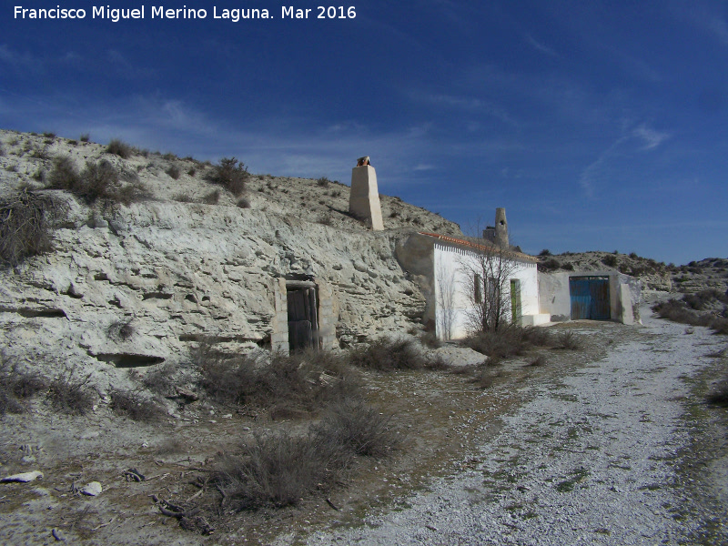 Casas Cueva de Galera - Casas Cueva de Galera. En la Zona I de la Necrpolis de Ttugi