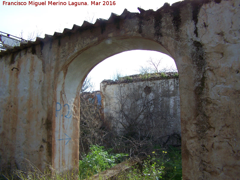 Cortijo Ventanaje - Cortijo Ventanaje. Arco rebajado