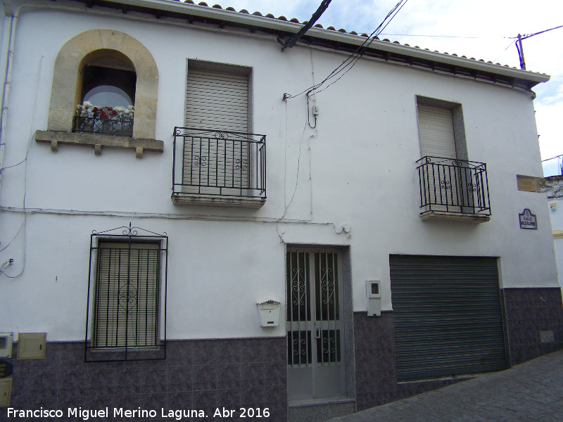 Casa de la Calle Abad Palomino n 47 - Casa de la Calle Abad Palomino n 47. Fachada