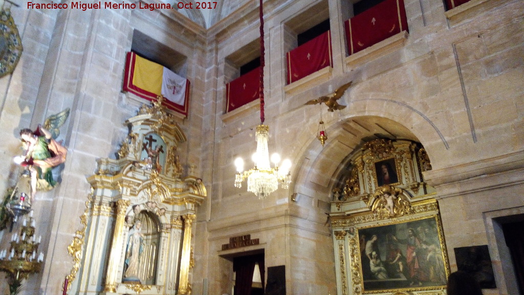 Santuario de la Vera Cruz - Santuario de la Vera Cruz. Balcones interiores