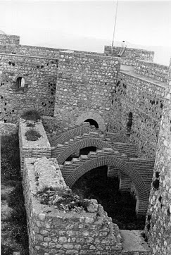 Refectorio del castillo - Refectorio del castillo. Foto antigua