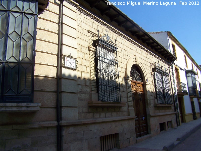 Casa de la Avenida Virgen de la Consolacin n 1 - Casa de la Avenida Virgen de la Consolacin n 1. Portada