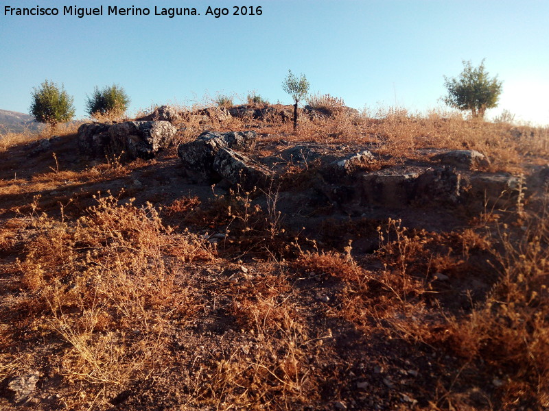 Fortn romano del Este de Cerro Largo - Fortn romano del Este de Cerro Largo. Muralla