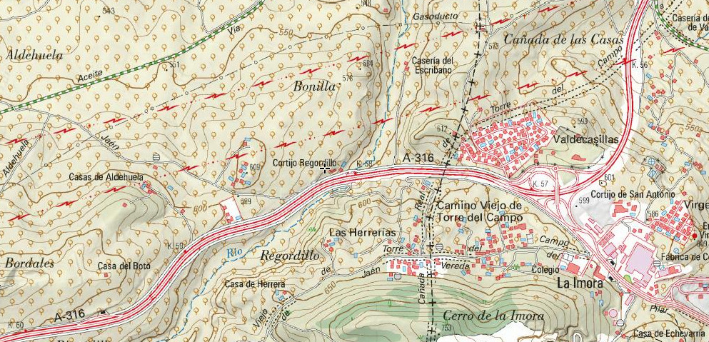 Cortijo de Regordillo - Cortijo de Regordillo. Mapa