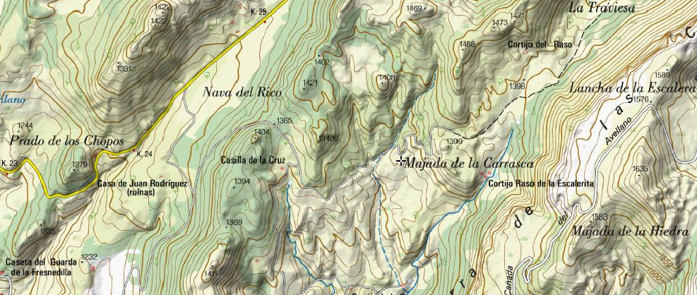 Era de la Majada de la Carrasca - Era de la Majada de la Carrasca. Mapa