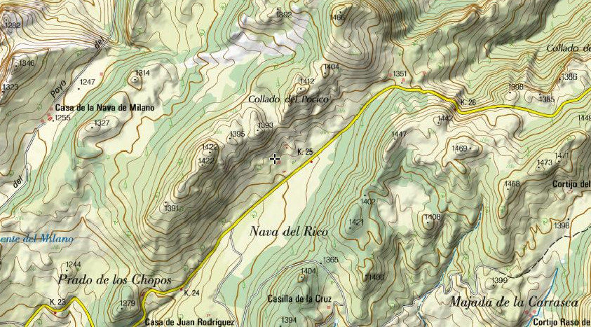 Cortijo de la Nava del Rico - Cortijo de la Nava del Rico. Mapa