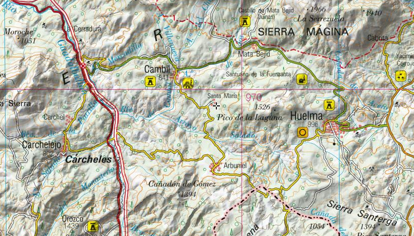 Aldea Casas de Santa Mara - Aldea Casas de Santa Mara. Mapa