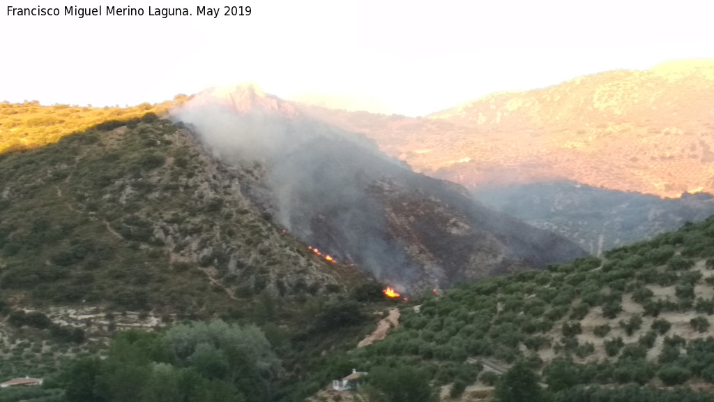 La Sierrezuela - La Sierrezuela. Incendio