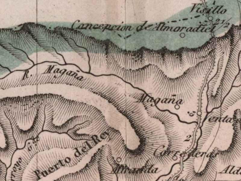 Cortijo de las Correderas - Cortijo de las Correderas. Mapa 1847