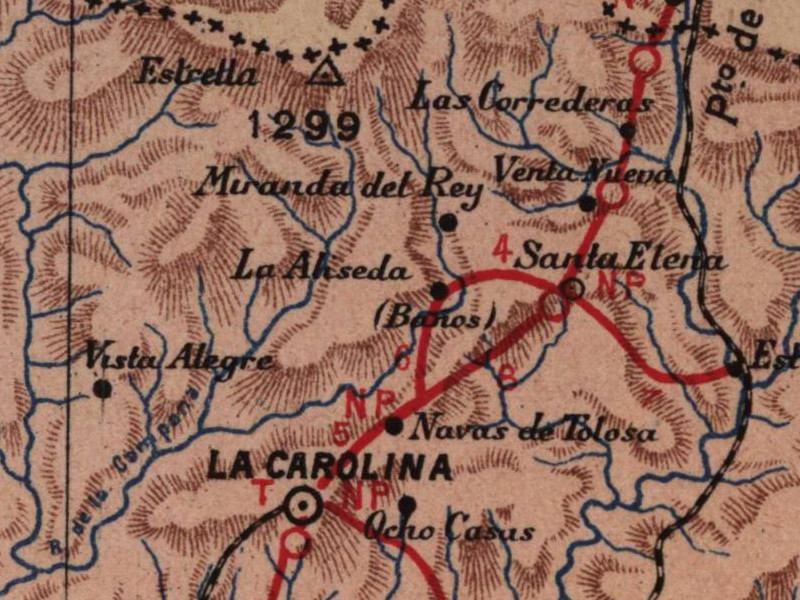 Cortijo de las Correderas - Cortijo de las Correderas. Mapa 1901