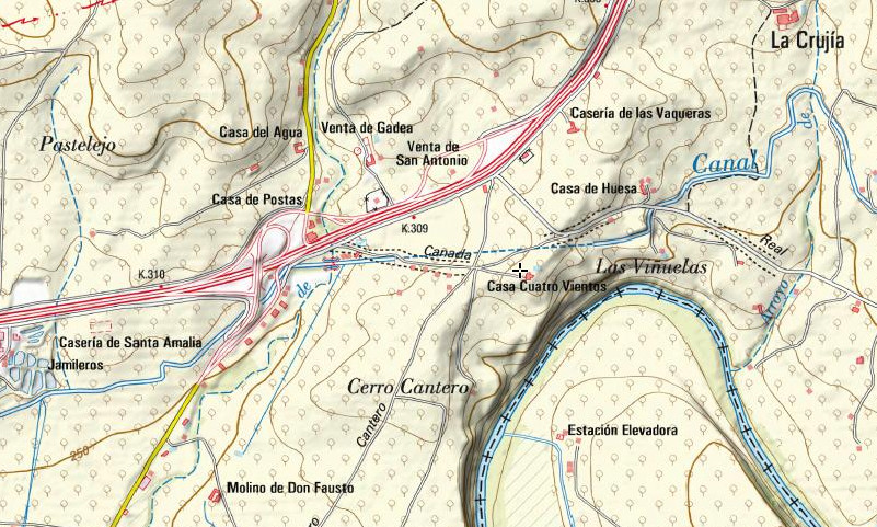 Casa Cuatro Vientos - Casa Cuatro Vientos. Mapa