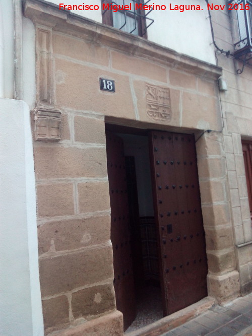 Casa de la Calle Molinos n 18 - Casa de la Calle Molinos n 18. Portada