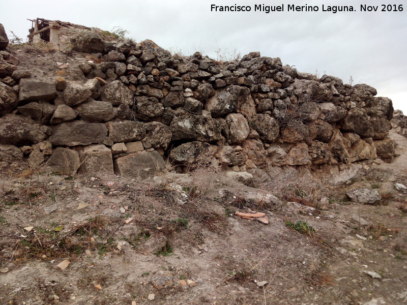 Yacimiento romano de Casa Fuerte - Yacimiento romano de Casa Fuerte. Muralla