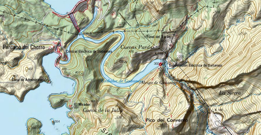 Subestacin Elctrica del Gaitanejo - Subestacin Elctrica del Gaitanejo. Mapa