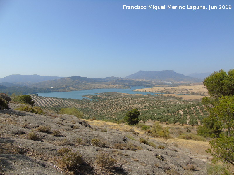 Pantano Conde de Guadalhorce - Pantano Conde de Guadalhorce. Desde Las Aguilillas