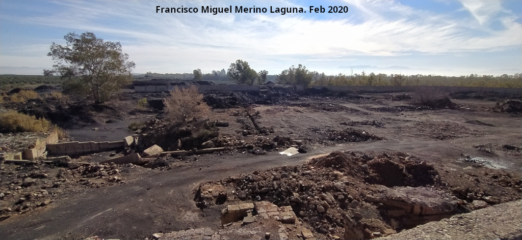 Fundici�n de la Cruz - Fundici�n de la Cruz. Zona destruida