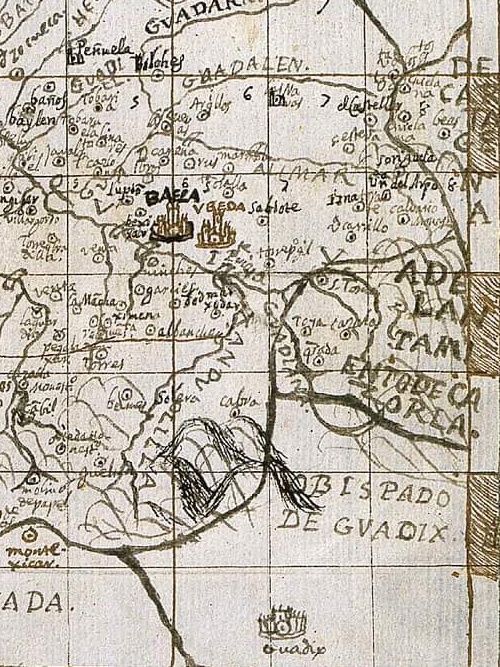 Ro Guadalimar - Ro Guadalimar. Mapa de 1641