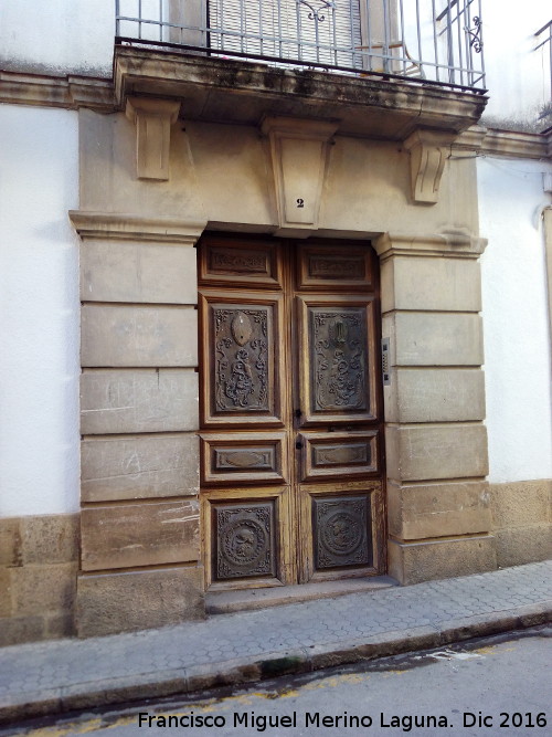 Casa de la Calle Andjar n 2 - Casa de la Calle Andjar n 2. Portada