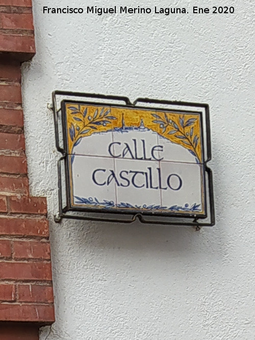 Calle Castillo - Calle Castillo. Placa