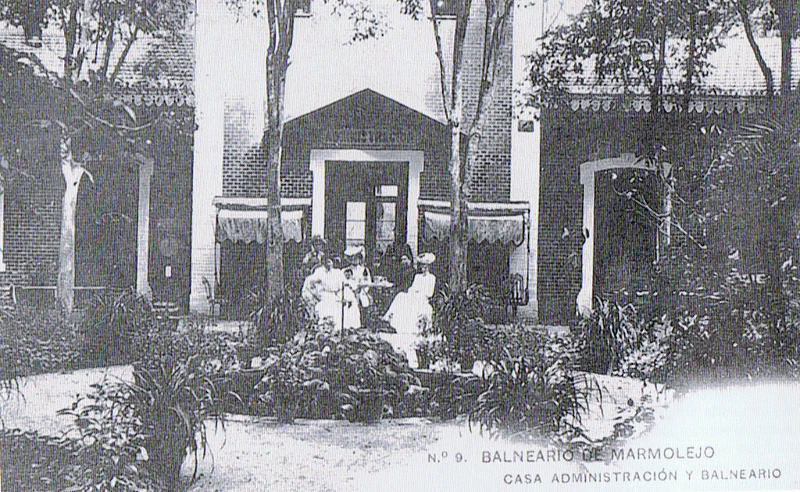 Balneario de Marmolejo - Balneario de Marmolejo. Foto antigua