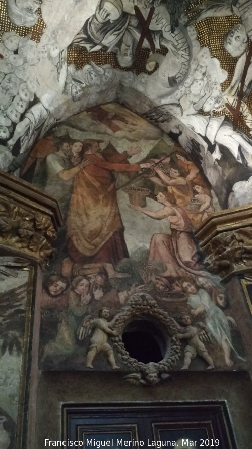 Catedral de Santa Mara de la Huerta - Catedral de Santa Mara de la Huerta. Frescos