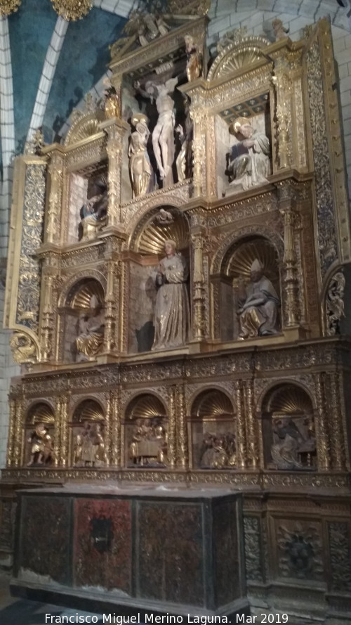 Catedral de Santa Mara de la Huerta - Catedral de Santa Mara de la Huerta. Retablo