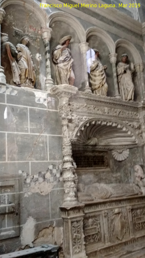 Catedral de Santa Mara de la Huerta - Catedral de Santa Mara de la Huerta. Tumba