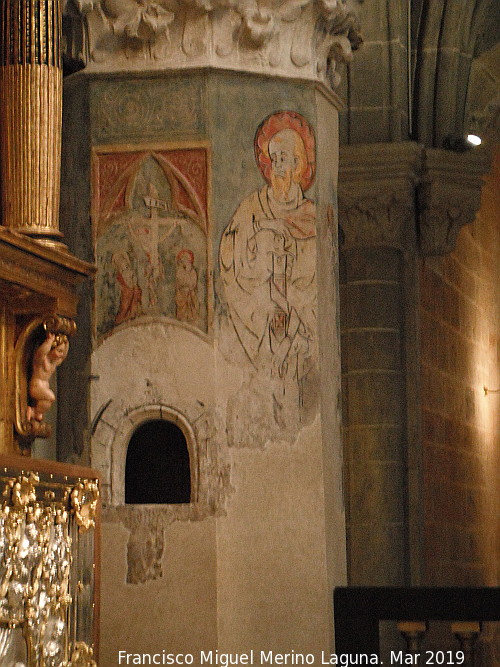Catedral de Santa Mara de la Huerta - Catedral de Santa Mara de la Huerta. Frescos
