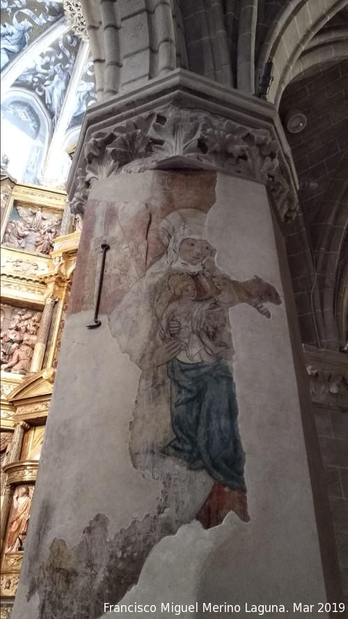 Catedral de Santa Mara de la Huerta - Catedral de Santa Mara de la Huerta. Frescos