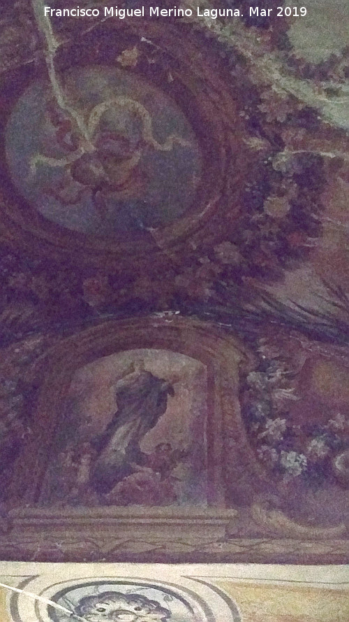 Palacio Episcopal - Palacio Episcopal. Frescos de la capilla
