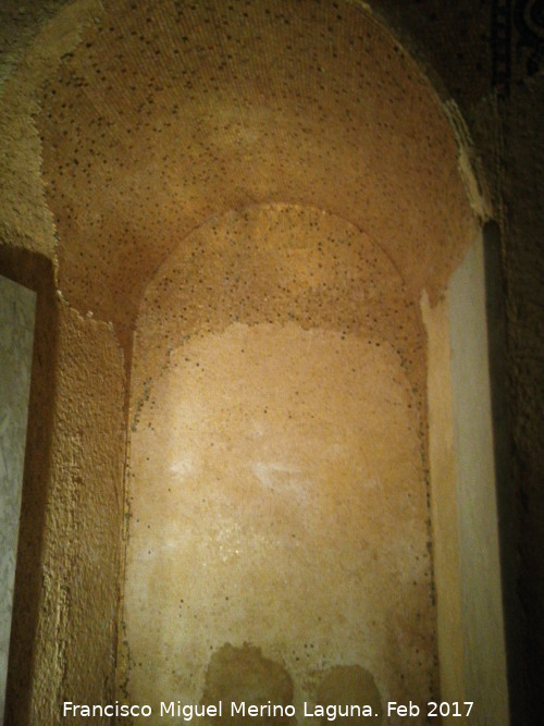 Cripta del Barn Velasco - Cripta del Barn Velasco. Restos de mosaico
