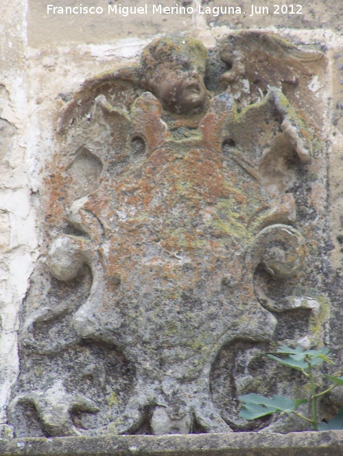 Iglesia de Santa Mara de la Estrella - Iglesia de Santa Mara de la Estrella. Escudo izquierdo