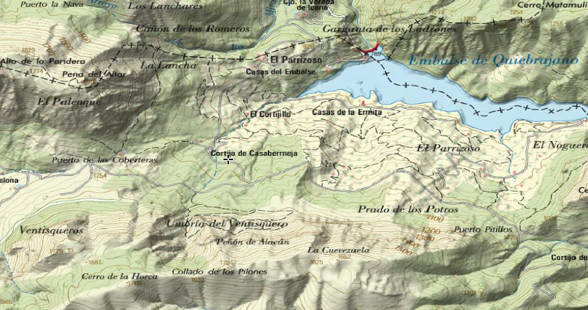 Era de Casabermeja - Era de Casabermeja. Mapa