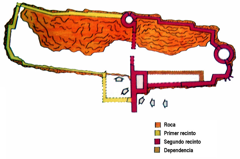 Castillo del Berrueco - Castillo del Berrueco. Plano
